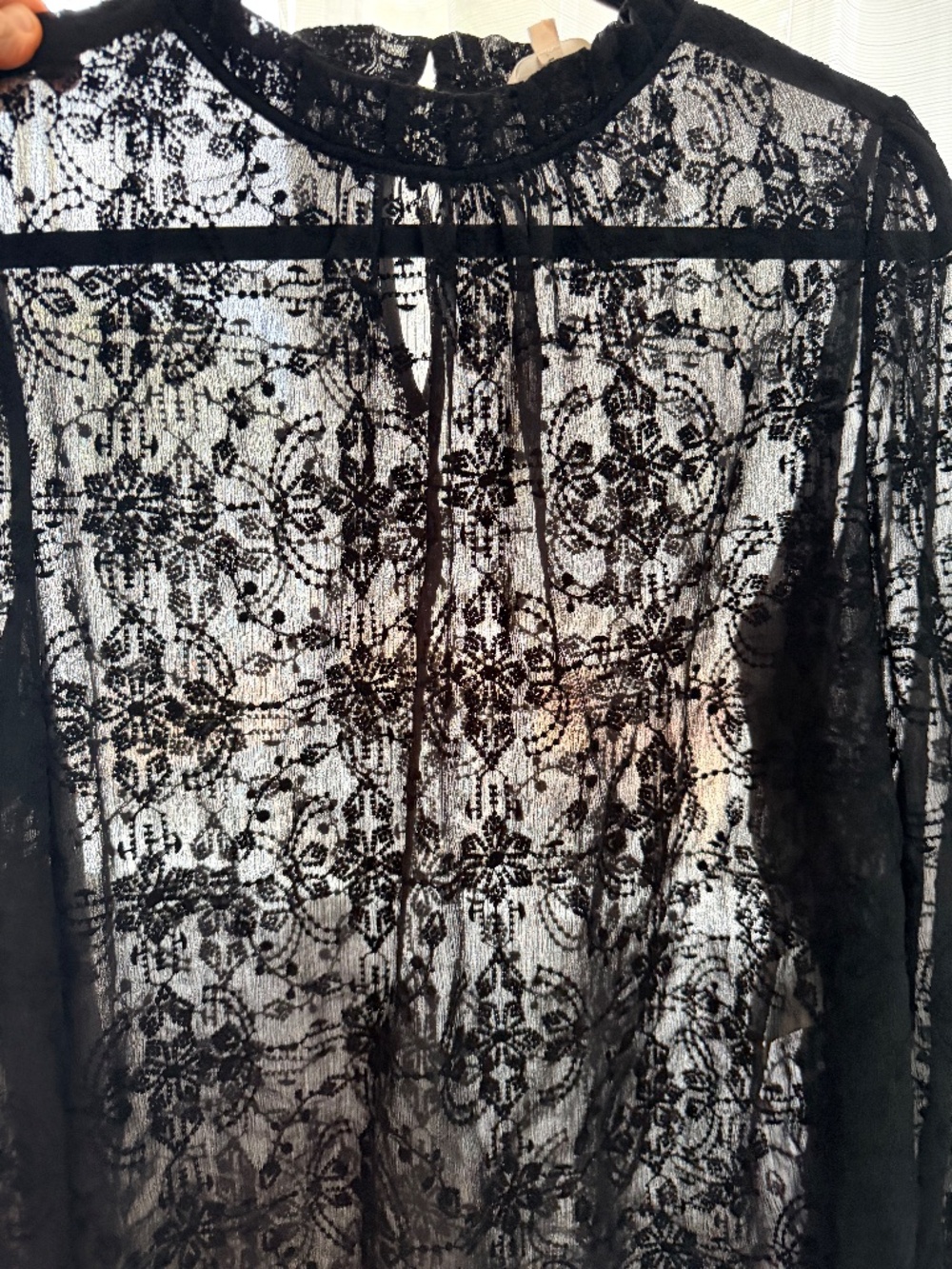 Sezane Valentin Blouse in Black Size 44 - Picture 7 of 10